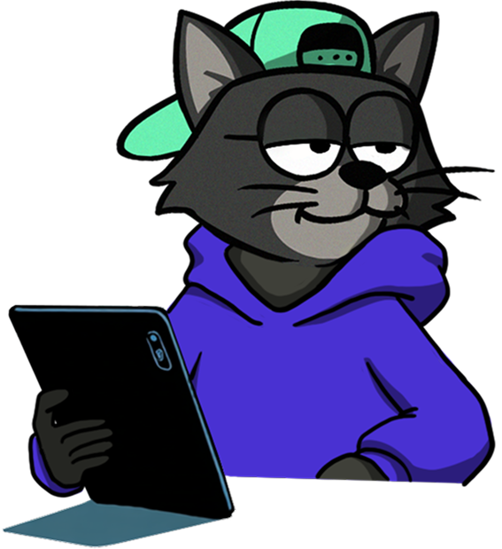 Lazy Mog Cat Looking Cozy